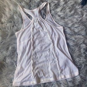 Roxy semi sheer razorback tank